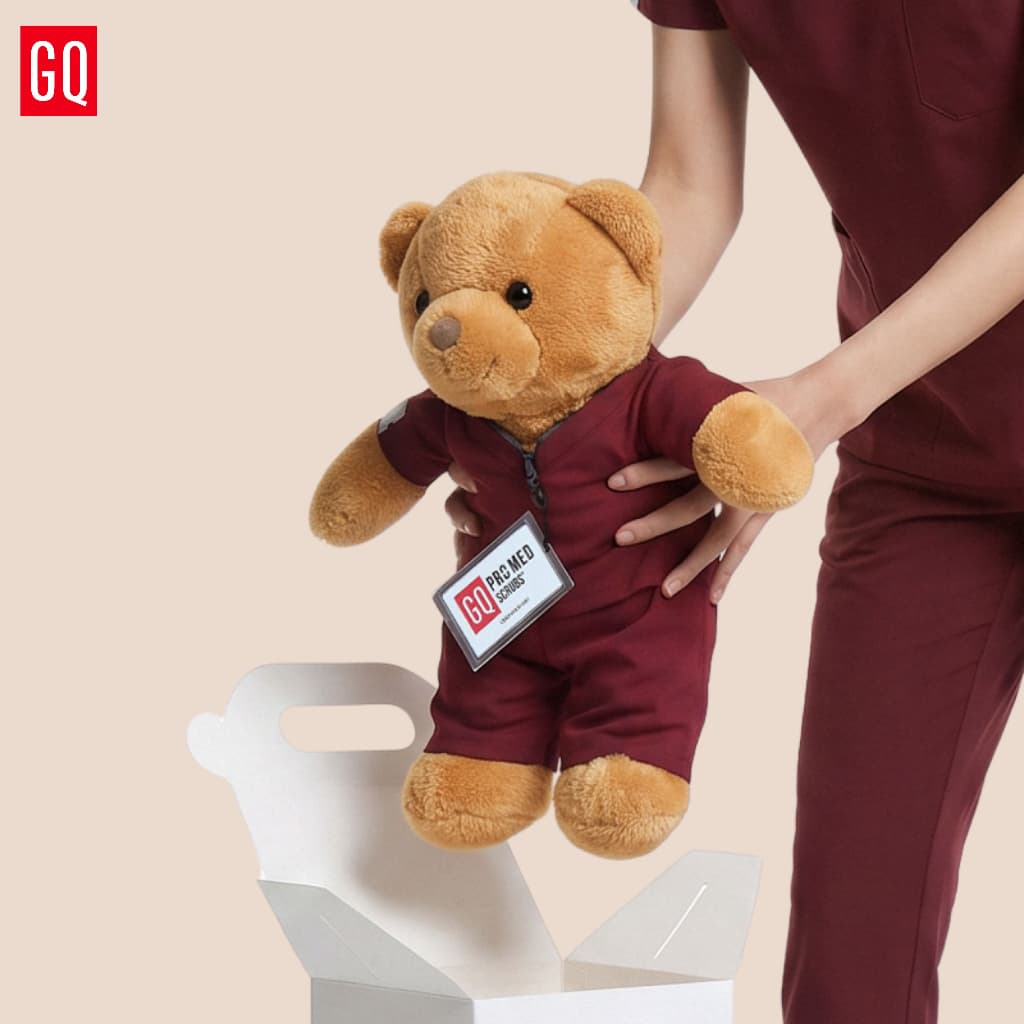 GQ Pro MED "The Wearable Love" ตุ๊กตาหมีหมอการ์ดของขวัญ แลกรับชุดสครับฟรี รูปที่ 6