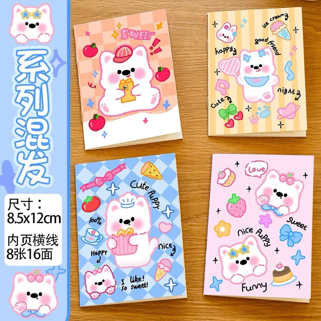 สมุดโน๊ต สวยตรงปก การ์ตูนน่ารัก kawaii สมุดโน้ตบันทึกเล่มเล็ก Mini 12x8.5 สมุดโน๊ตน่ารัก ปัจฉิม ของแจก ปีใหม่ รูปที่ 8