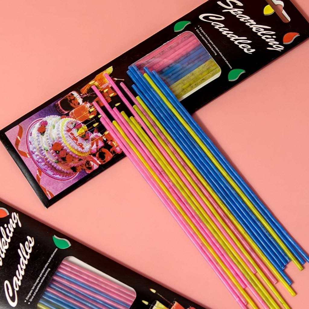 เทียนวันเกิดแบบมีประกายไฟ เทียนsparklingแบบขายปลีก รูปที่ 2