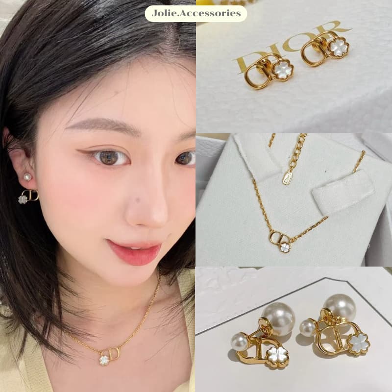 ต่างหู สร้อยคอ สร้อยข้อมือ D Garden มาใหม่ชนshop ปั๊มงานเป๊ะ งานสวย ลัคชูสุดๆ มีปั๊มตัวแบรนด์ รูปที่ 1
