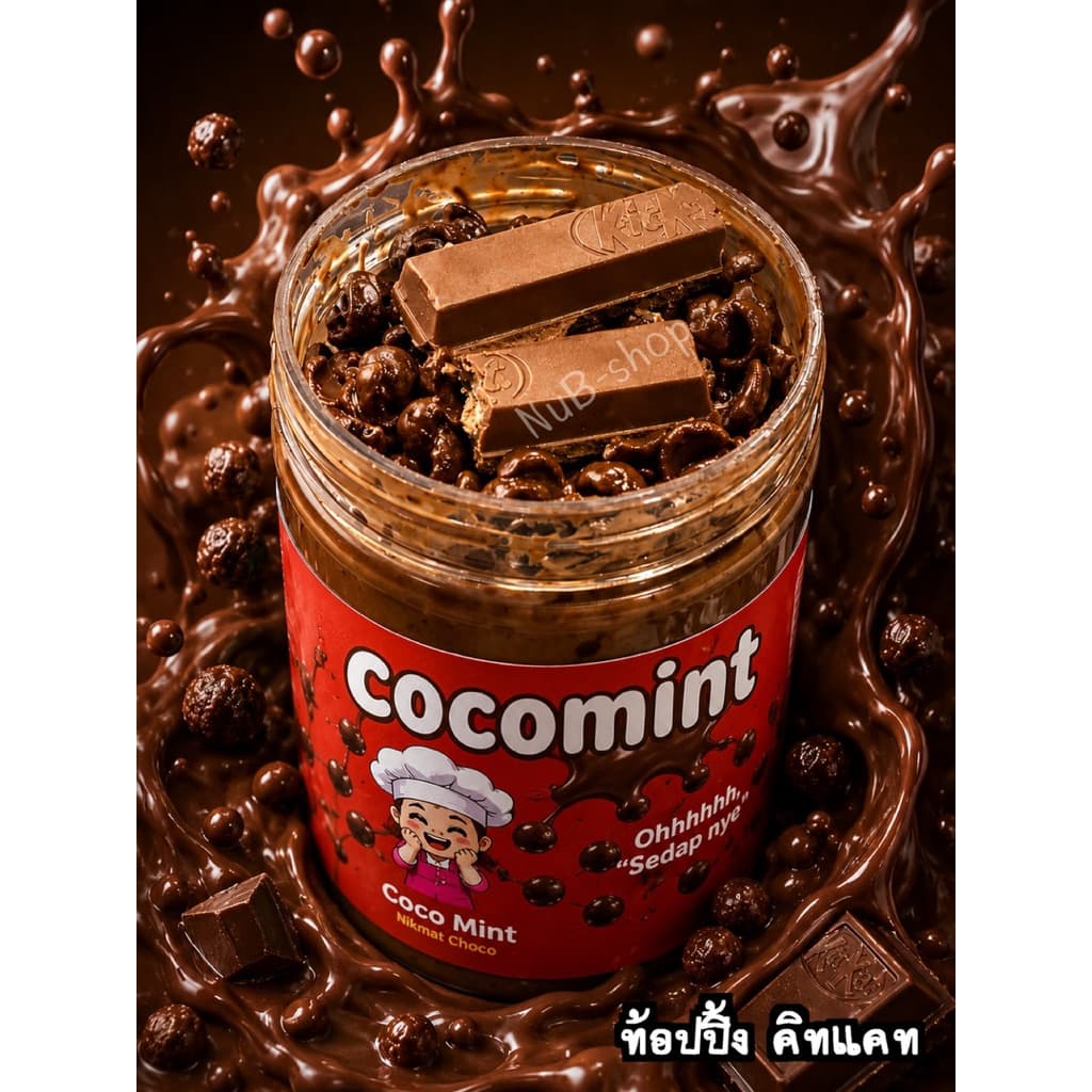 Cocomint โกโก้ครั้นเคลือบช็อคโกแลตเข้มข้นขนาด 270 กรัม รูปที่ 3