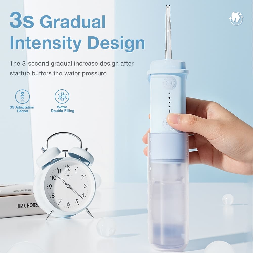 Airuidu CF550 Water Flosser ไหมขัดฟันพลังน้ำ แรงดันน้ำแรง เครื่องฉีดน้ำ IPX7 กันน้ำ เครื่องทำความสะอาดฟั รูปที่ 7