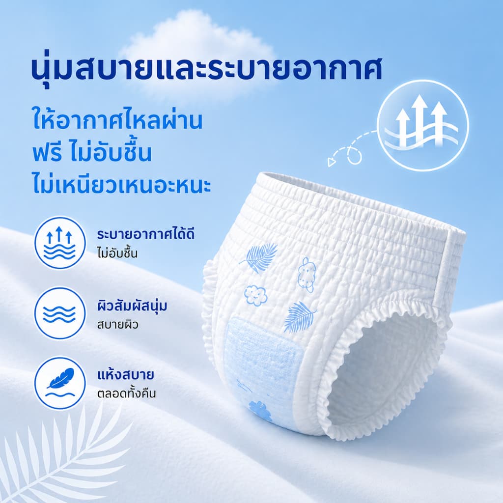 COD SUKOS กางเกงอนามัยผู้หญิง ผ้าอนามัยแบบกางเกง 32 ชิ้น ระบายอากาศ 360 องศา สำหรับผู้หญิงหลังคลอดและประจำเดือน รูปที่ 7