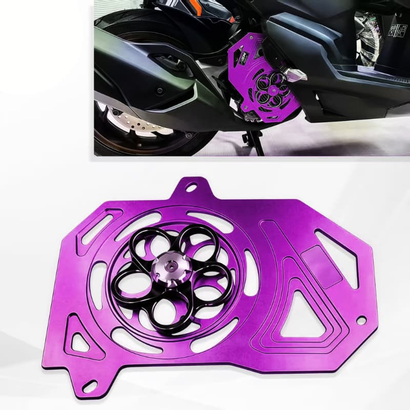 ฝาครอบพัดลมหม้อน้ำ Giorno / PCX160 / Click 160 / LEAD / ADV160 หมุนได้ งาน CNC รูปที่ 3