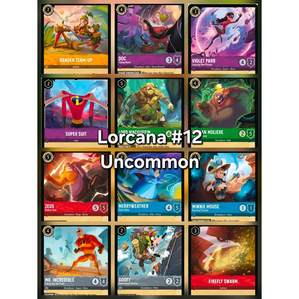 การ์ด Uncommon All Colors Disney Lorcana Set 12 : Wild Unknown รูปที่ 1