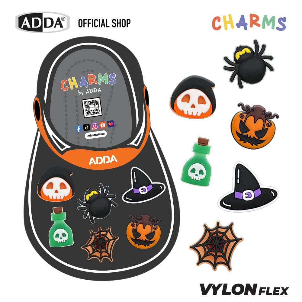 ADDA ตัวติดรองเท้า Halloween SET 6 PCS รุ่น CM010W1 รูปที่ 1