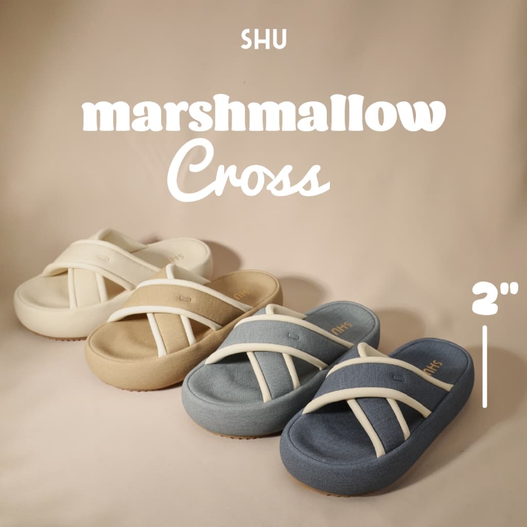 SHU MARSHMALLOW 2" CROSS รองเท้าแตะ รูปที่ 1