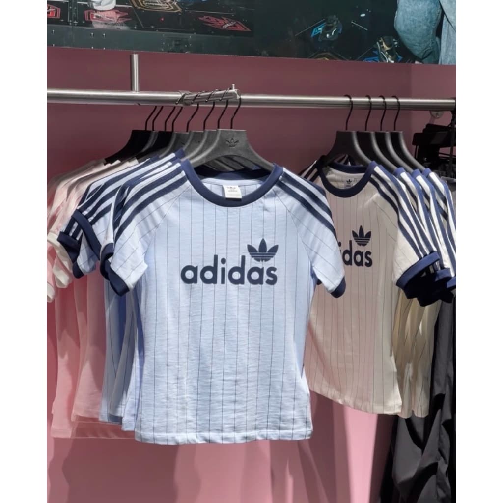 Ads baby tee" เสื้อยืดคอกลมเบบี้ทีรุ่นใหม่ ชนช็อป น่ารักมากก ดีเทลงานปัก ตรงตามช้อปเลย ผ้าเนื้อนิ่ม รูปที่ 8