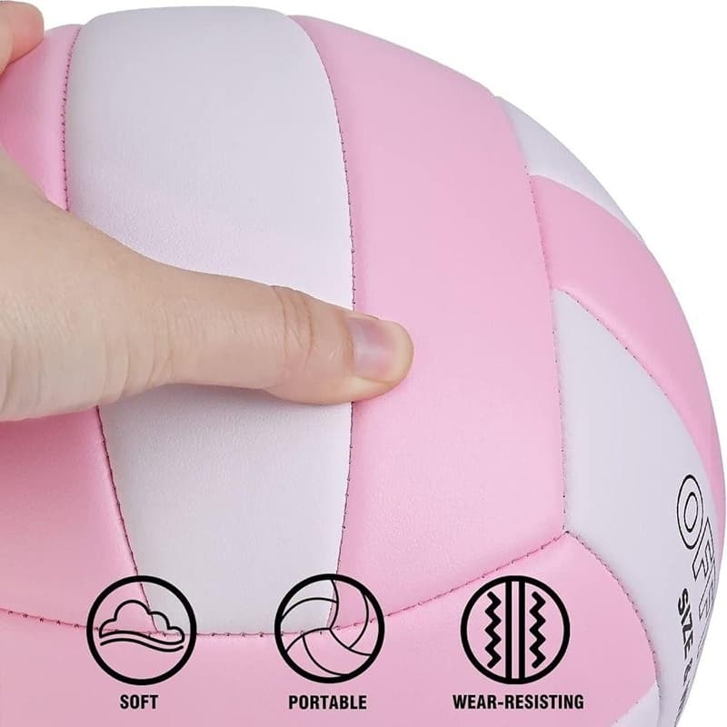 Volleyball เบอร์5 วอลเลย์บอล ลูกวอลเลย์บอล มีความยืดหยุ่นดี นุ่มสัมผัสดี เหมาะสำหรับฝึกซ้อมนันทนาการทั้งในร่มและกลางแจ้ รูปที่ 6
