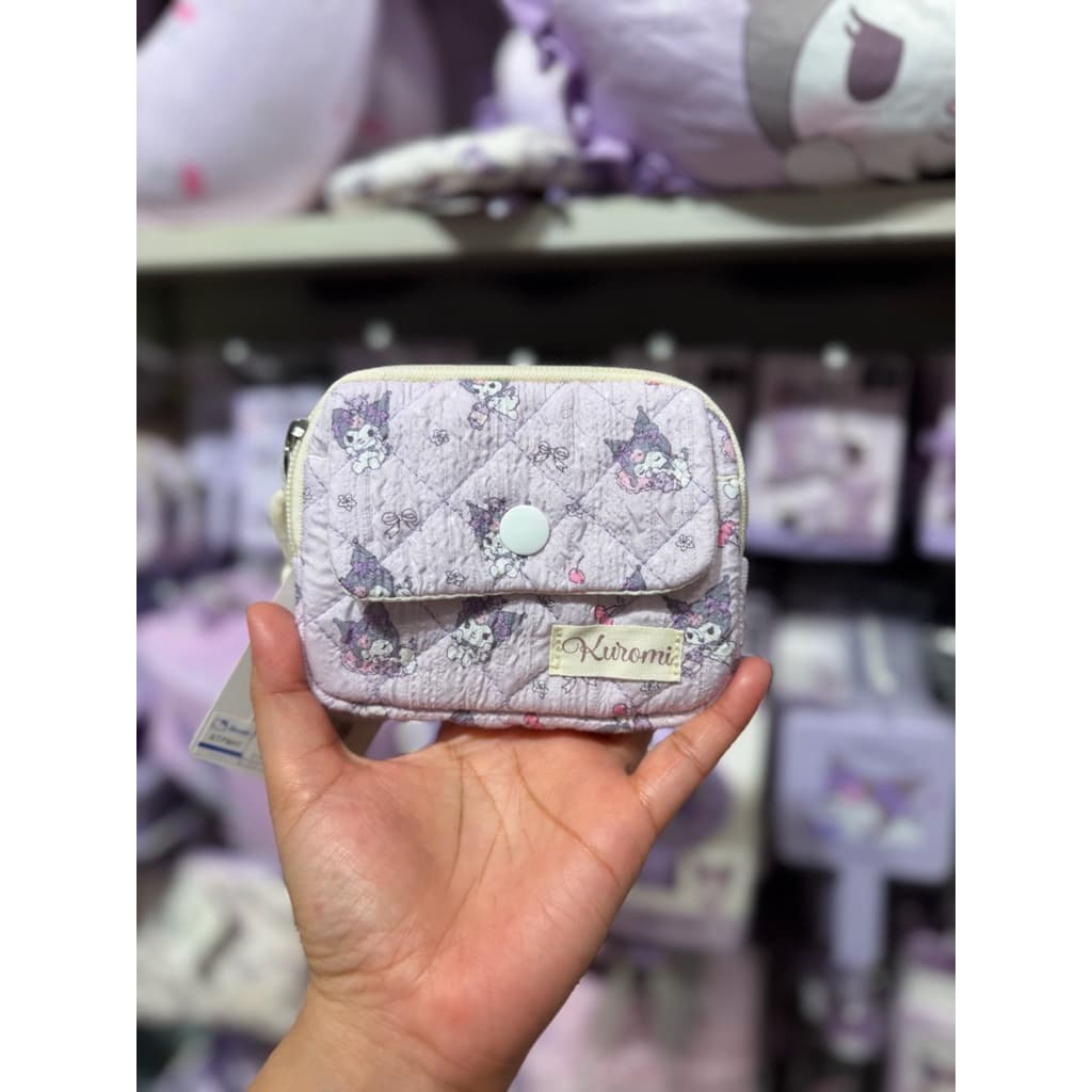 Moshi Moshi กระเป๋าเศษสตางค์ ใส่บัตรได้ กระเป๋าใส่เหรียญ ลายKuromi ลิขสิทธิ์แท้ รูปที่ 6