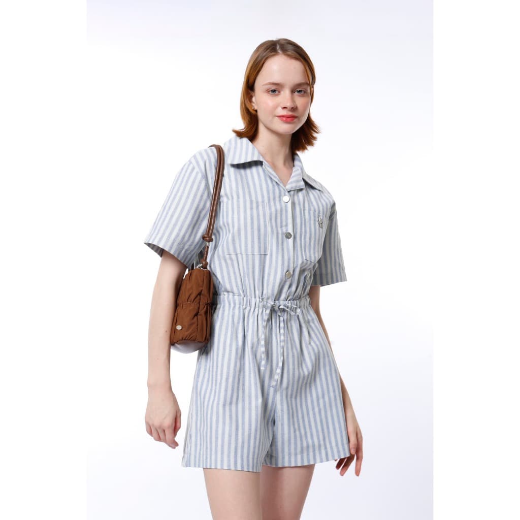 PREM ชุดจั้ม เนโกะ ผ้าคอตตอนใส่สบาย เอวยางยืด #567 รูปที่ 2