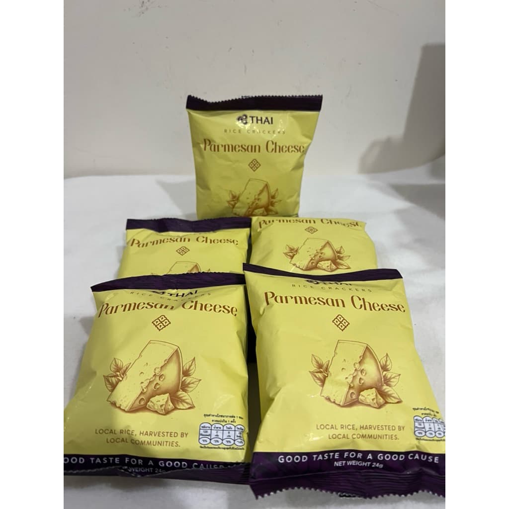 ข้าวแต๋นรสทรัฟเฟิล รสพาเมซานชีส รสข้าวโพดRice Crackers ขนาดซอง รูปที่ 4