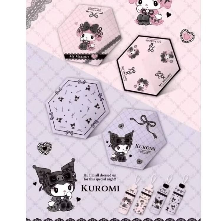 ร่มกางมือ แบบ 5 ตอน Sanrio สินค้าลิขสิทธิ์แท้ มีเคลือบกัน UV กันแดดกันฝน ขนาดเล็ก น้ำหนักเบา ราคา 329 บาท รูปที่ 2