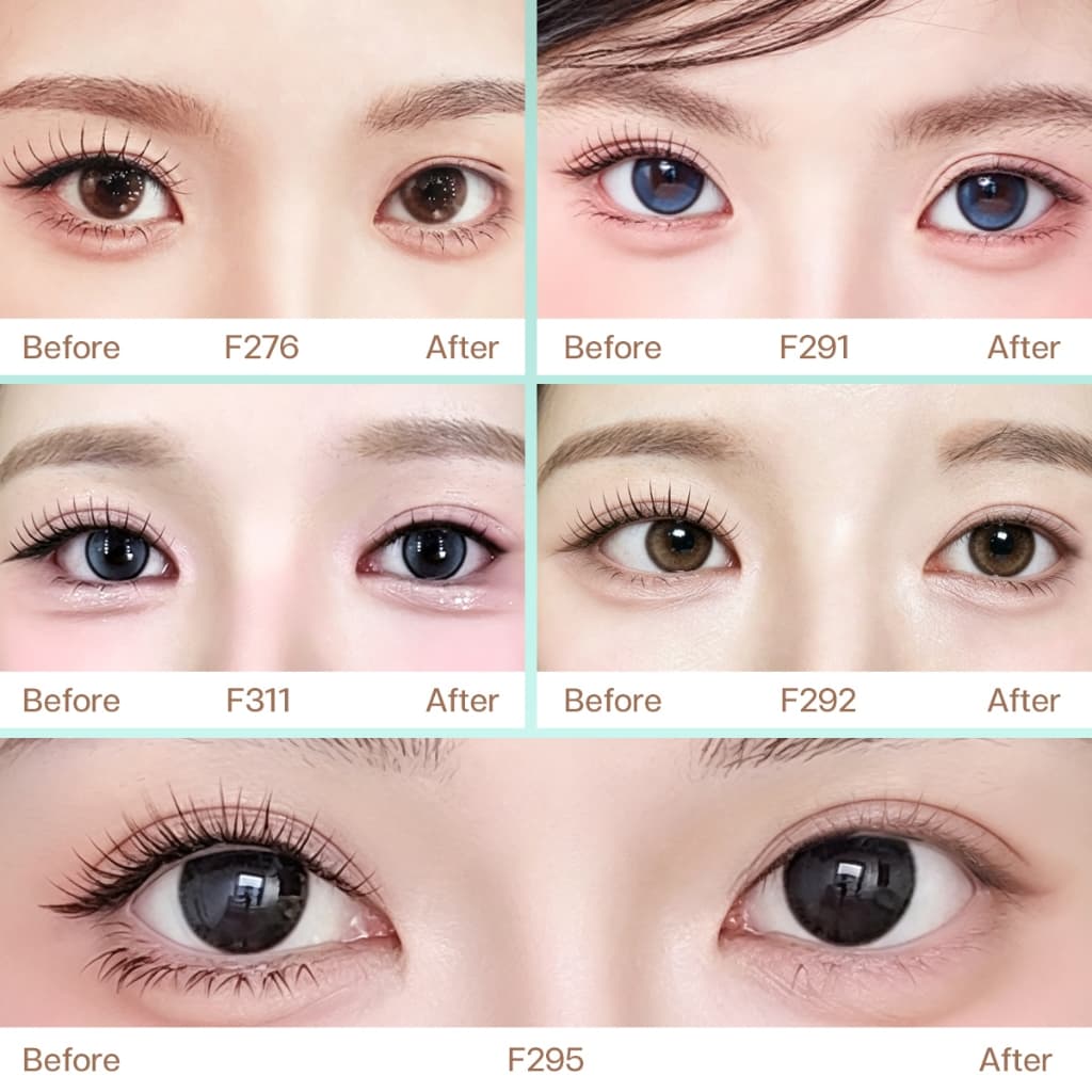 Dreehalo ซีรีส์ไอดอลลุคทุกวันขนตาสไตล์ไอดอล ลุคเด่นแบบไอดอล ตาคม มีพลัง F292 รูปที่ 2