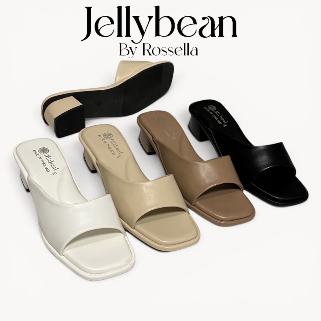 รองเท้าแตะนุ่มนิ่มส้นสูง 2 นิ้ว รุ่น Jelly Bean by Rossella รูปที่ 3