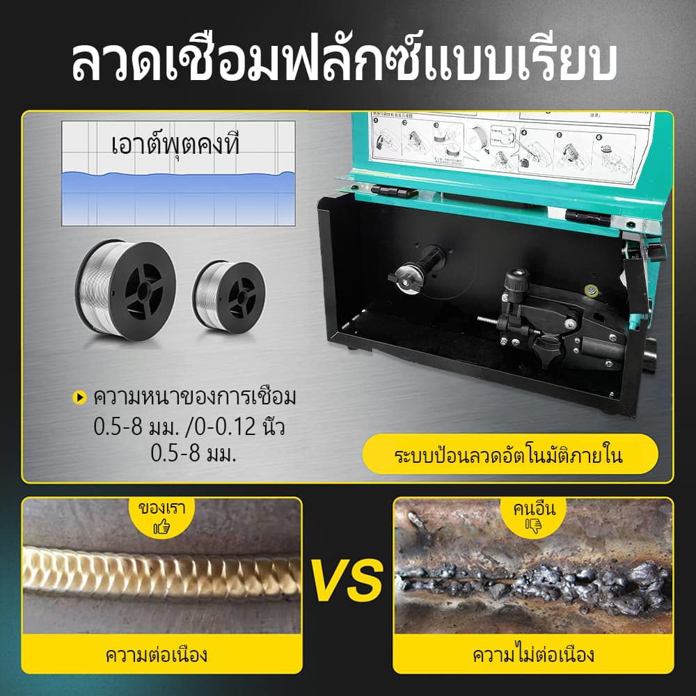 ตู้เชื่อม รุ่นใหญ่ MMA-650ตู้เชื่อมไฟฟ้า 2 ระบบ Inverter IGBT ตู้เชื่อมเหล็ก เครื่องเชื่อม อุปกรณ์งานเชื่อม ครบชุ รูปที่ 5