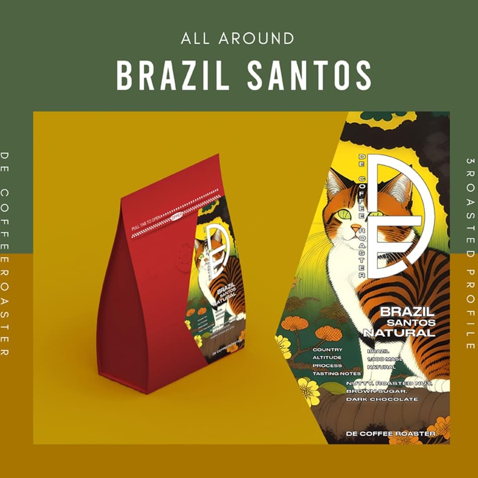 เมล็ดกาแฟ BRAZIL SANTOS 200g -1000g รูปที่ 1