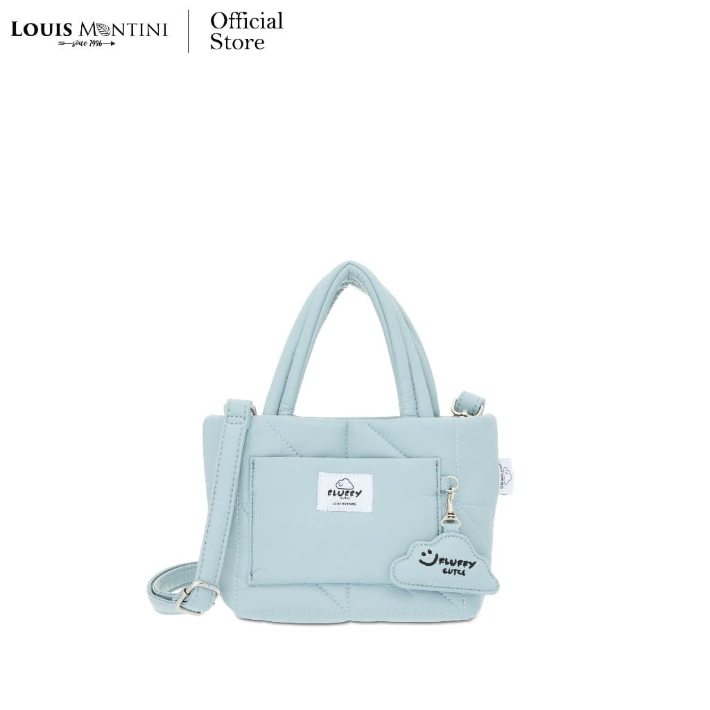 Louis Montini กระเป๋าถือ กระเป๋าสะพายข้างไซส์มินิ กระเป๋าฟองน้ำ FFB11 รูปที่ 2