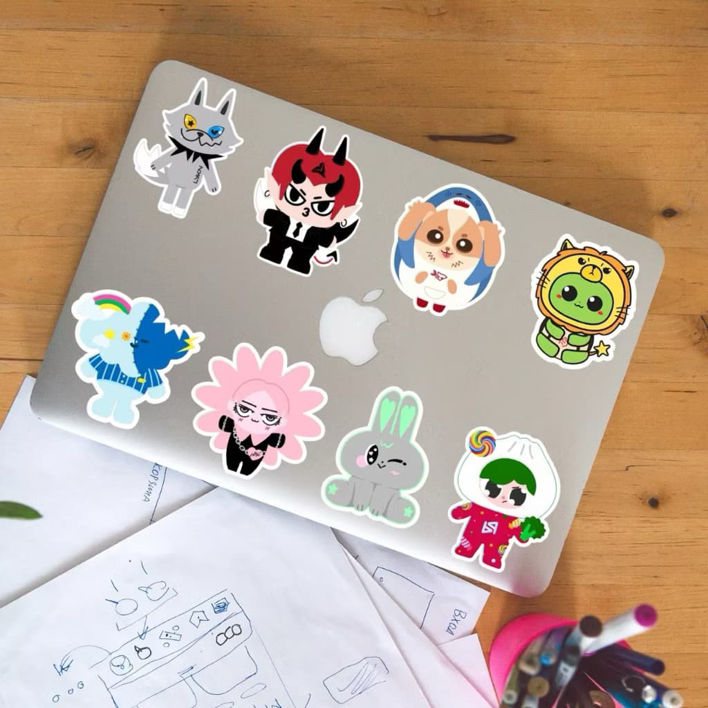 สติกเกอร์ขนาดใหญ่10-15cm **มีของทุกคน** pondphuwin perthsanta williamest skynani juniormark emibonnie jimmysea forcebook รูปที่ 6