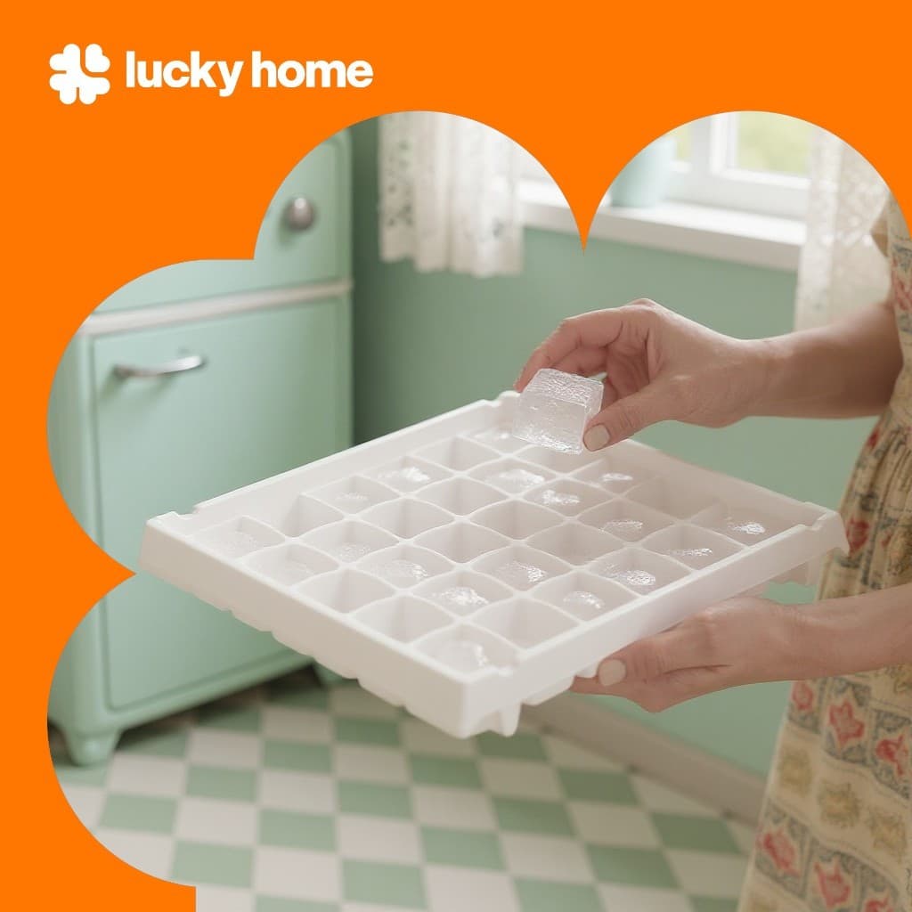 LUCKY HOME ถาดทำน้ำแข็ง 35 ช่อง K-035 ขนาด: 20 x 25.2 x 3.8 cm รูปที่ 3