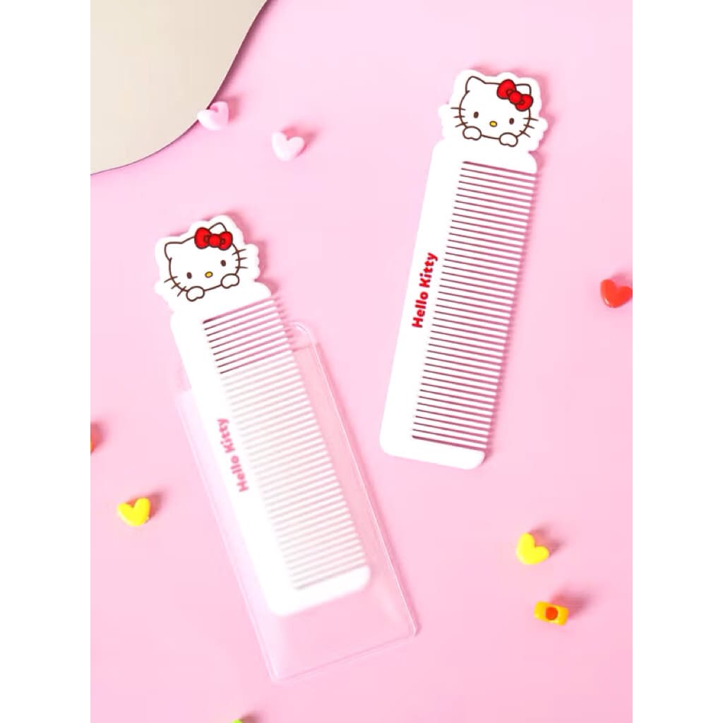Daiso Korea Hello Kitty & My Melody หวี สุดน่ารัก พับ พร้อมกระจก 2in1 สุดคิ้วท์! รูปที่ 4