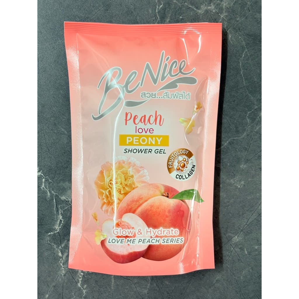BeNice Love Me Peach Shower Gel 400ml. รูปที่ 3