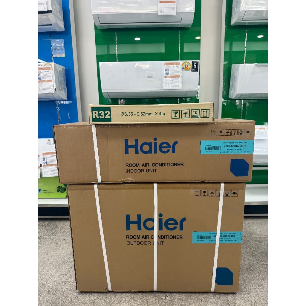 HAIER แอร์ ขนาด 12,300 BTU ระบบ Inverter เครื่องปรับอากาศติดผนัง รุ่น HSU-12VQAC05 ผ่อน 0% ได้ รูปที่ 8