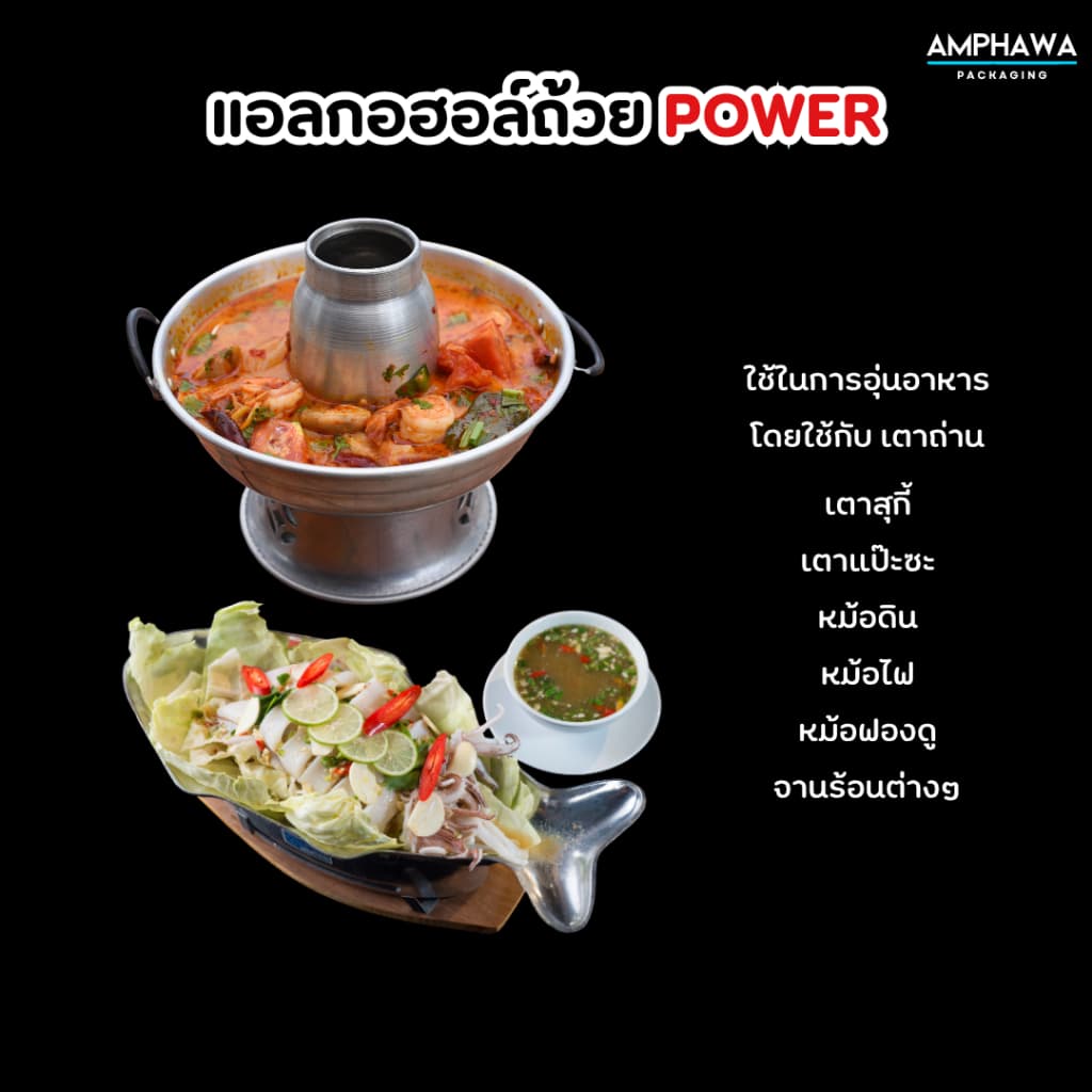 แอลกอฮอล์ถ้วย ตรา เพาเวอร์ ไม่เป็นอันตรายต่อสุขภาพ ไม่มีกลิ่น ไม่มีควัน ร้อนนาน รูปที่ 4