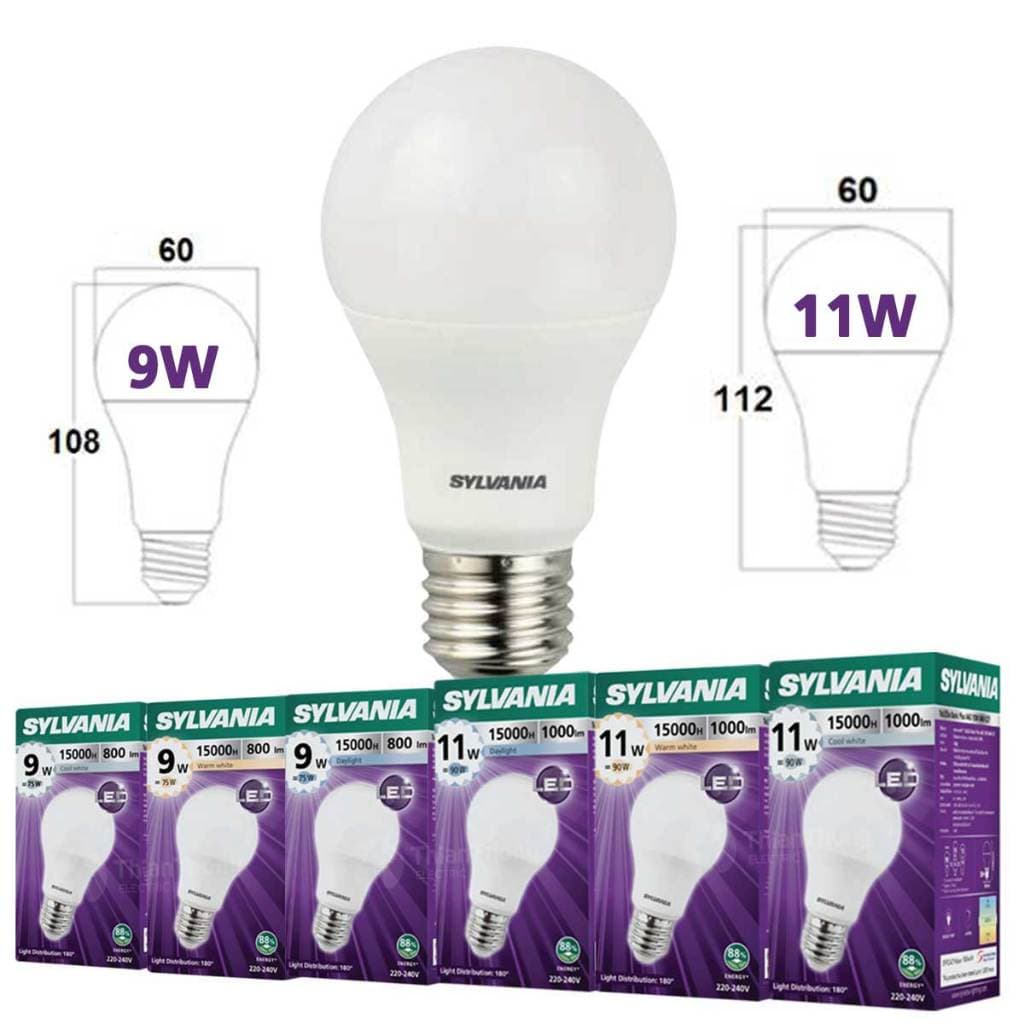 Sylvania หลอดไฟ ซิลวาเนีย LED Bulb ToLEDo Basic Plus 7W 9W 11W 13W A60 E27 รูปที่ 7