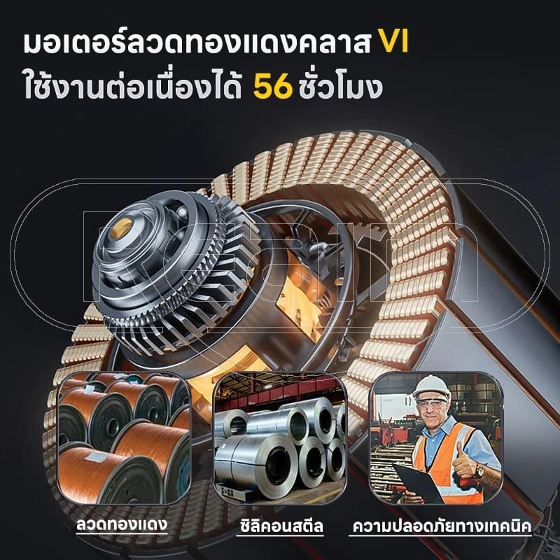 REAIM เครื่องฉีดน้ำแรงดันสูง 9MPA เครื่องฉีดน้ำล้างรถ เครื่องฉีดน้ำแรงดันสูงแบบพกพา รูปที่ 8