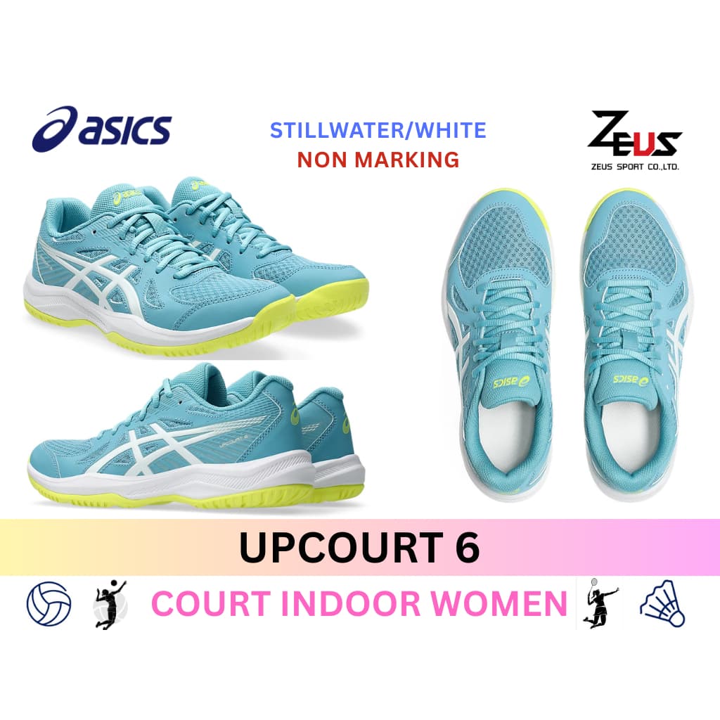 ASICS UPCOURT 6 รองเท้าแบดมินตัน วอลเลย์บอล Non Marking สามารถเข้าได้ทุกสนาม รูปที่ 9