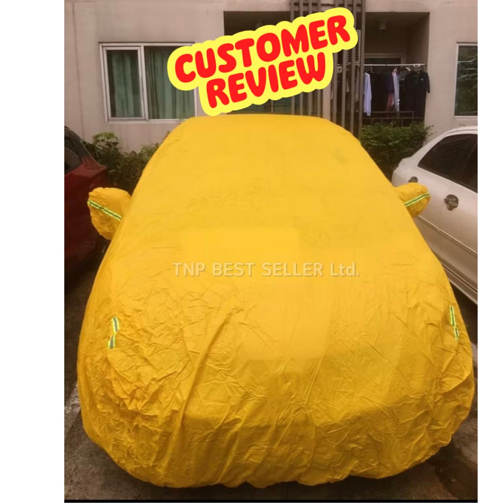 ผ้าคลุมรถToyota Vios ผ้าหนาทนทาน มียางรัด4มุมกันปลิว สีไม่หลุดลอกติดรถ ผุ้ผลิตไทย รูปที่ 5
