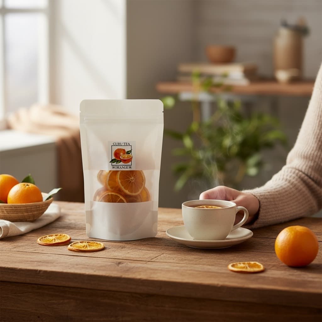 ส้มอบแห้ง ชาส้มฝาน ขนาด 50 กรัม บรรจุถุงซิป Dried Orange รูปที่ 4