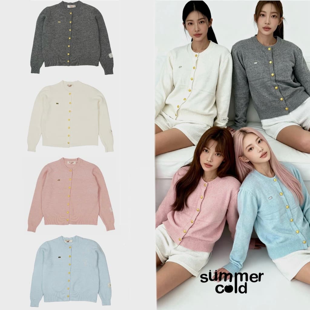 | summer.cold - basic cardigan รูปที่ 1