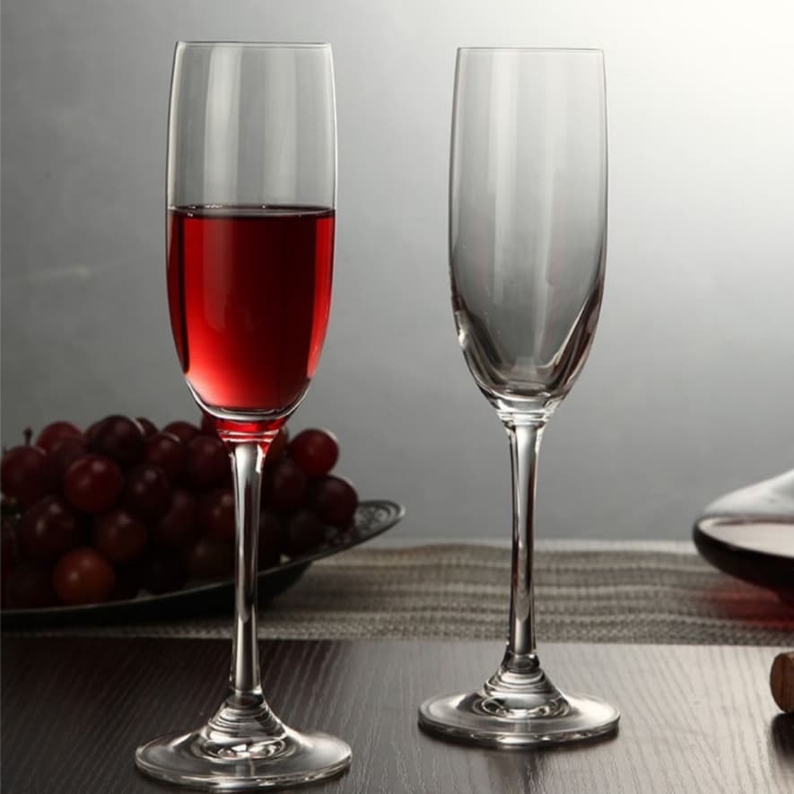แก้วแชมเปญใส CHAMPAGNE แก้วไวน์ขาว สวยหรูหรา ขนาด185 ml รูปที่ 3
