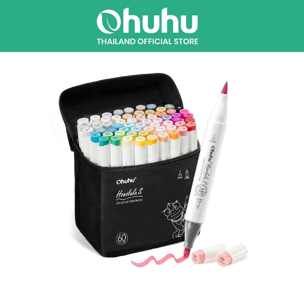 FOLIO ART : Ohuhu Marker เซต Illustrations 60 สี รหัส 90581 รูปที่ 1
