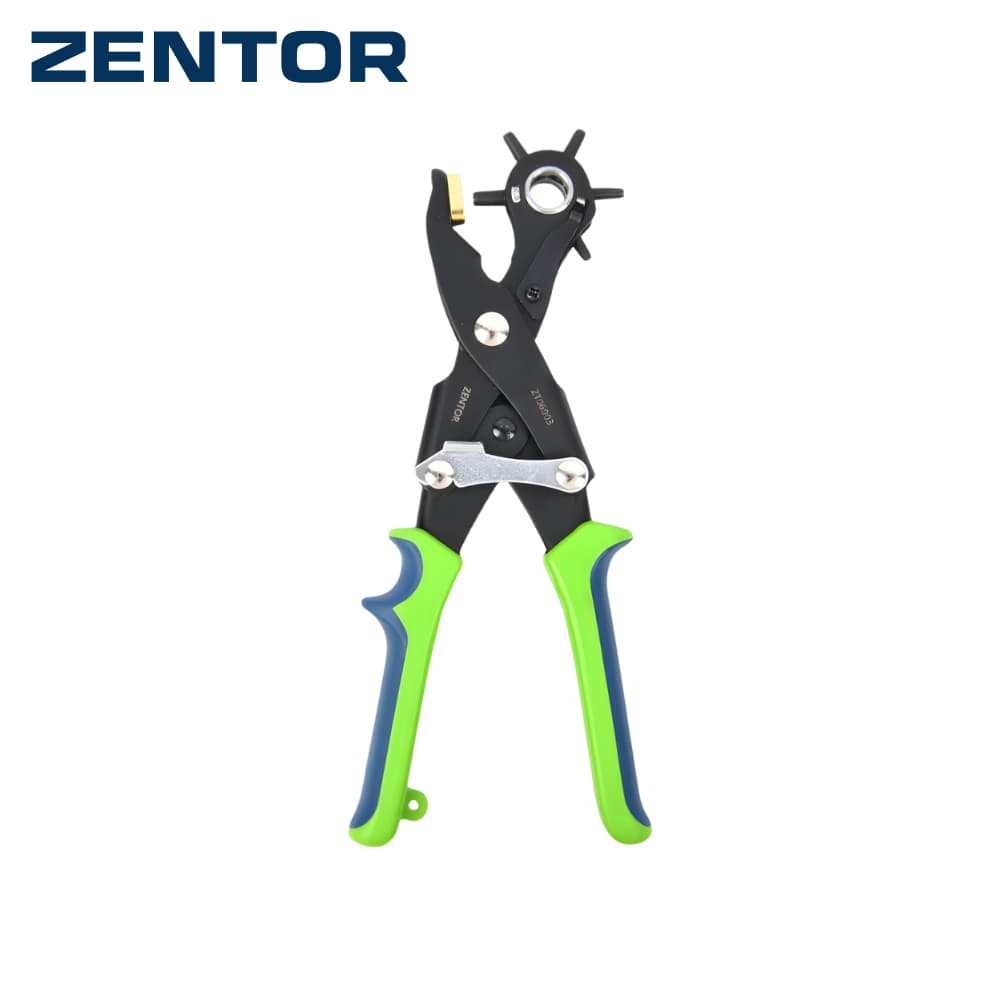 Zentor คีมเจาะรูเข็มขัด คีมเจาะ ที่เจาะรูเข็มขัด 6ขนาด สามารถเจาะสายนาฬิกา เจาะพลาสติก หนังได้ แข็งแรง ทนทาน Hole Punch รูปที่ 1