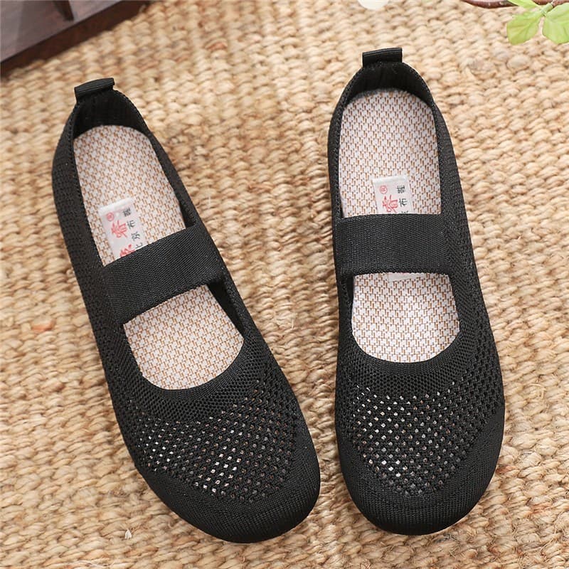 LGShoes รองเท้าลำลองผู้หญิง ส่งตรงจากประเทศไทย น้ำหนักเบา สวมใส่สบาย ไม่ลื่น ส่วนบนตาข่ายระบายอากาศได้ดี ดีไซน์เรียบง่าย รูปที่ 6