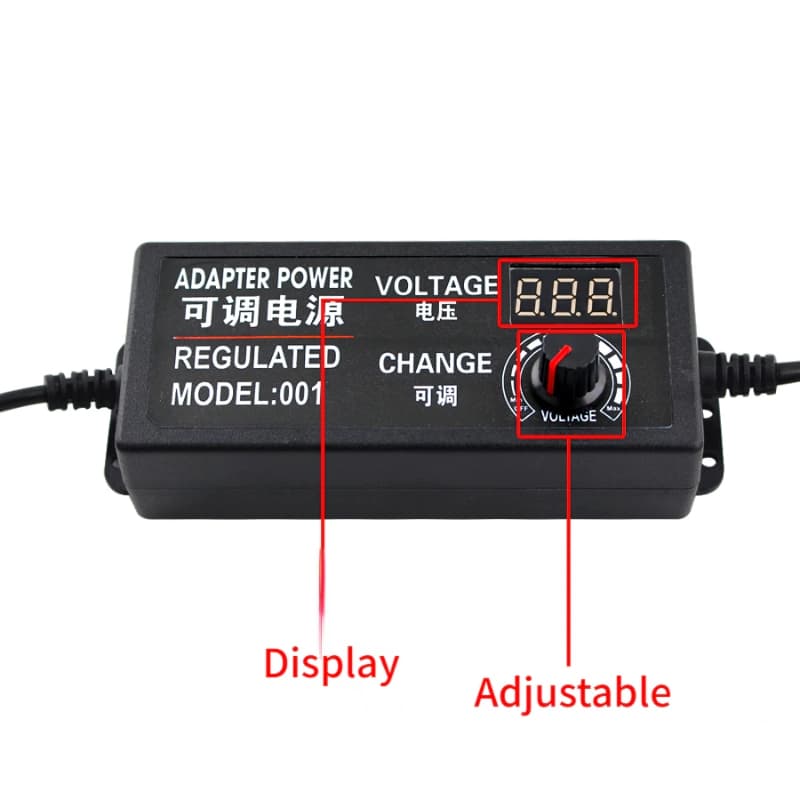 adapterปรับโวลท์ได้ 9-24V 3A อะแดปเตอร์ปรับพลังงาน 9-24V ช่วงกว้างป้องกันการรบกวน รูปที่ 7