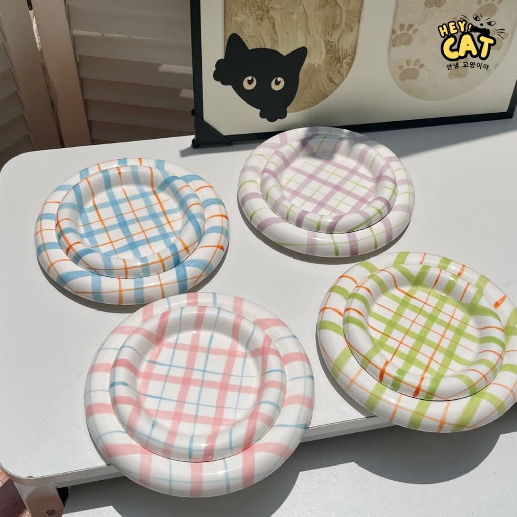 Heycat ชามแมวเซรามิคลาย Scott Korea ชามข้าวแมว สุด Cute ขนาดชามกว้าง 15 Cm. รูปที่ 2