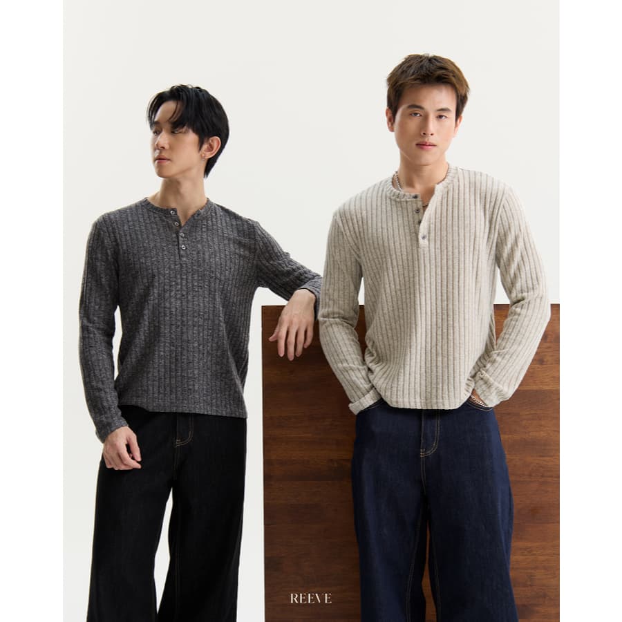 REEVE SOFTLINE - เสื้อแขนยาวกระดุมหน้า รูปที่ 4
