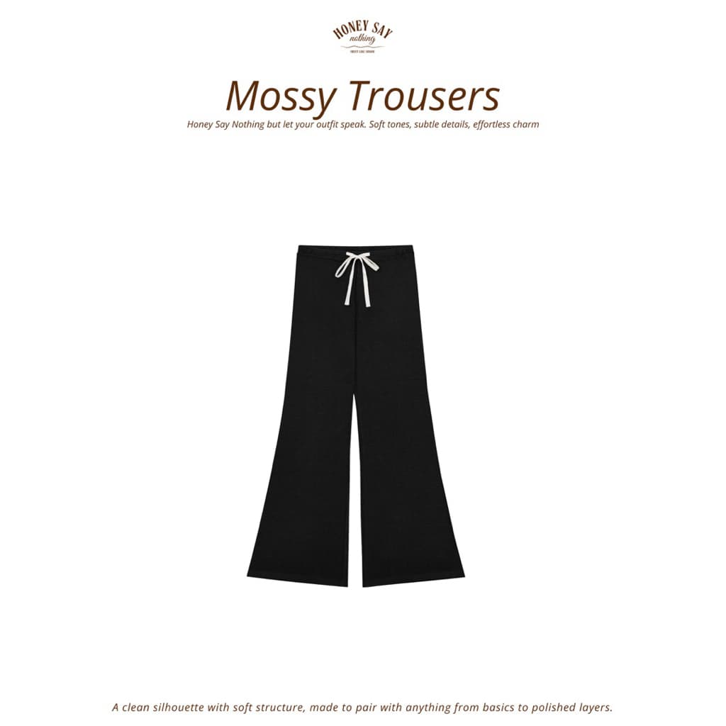 MALISTA - Mossy Trousers กางเกงขาม้า รูปที่ 4