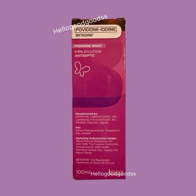 เบตาดีน น้ำยาล้างจุดซ่อนเร้น Betadine Feminine wash ฆ่าแบคทีเรีย เชื้อรา ไวรัส รูปที่ 2