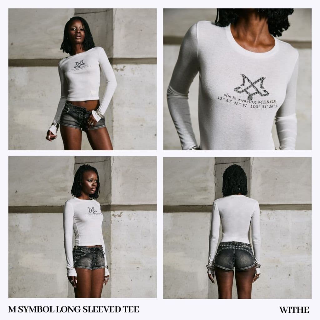 Merge Official - M Symbol Long Sleeved Tee รูปที่ 2