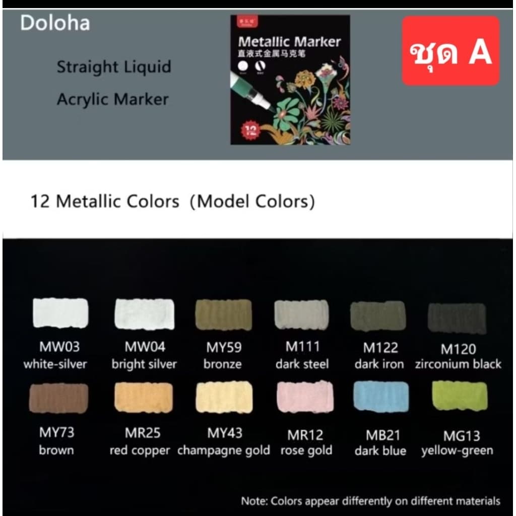 ปากกามาร์คเกอร์ DOLOHA: Acrylic Market รูปที่ 2