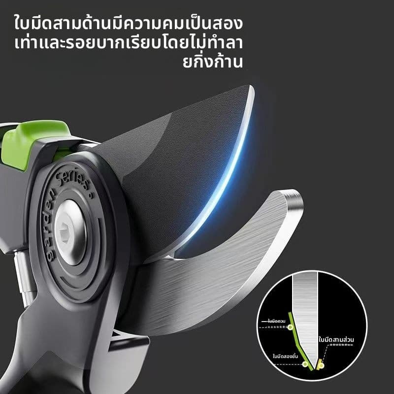 Deli กรรไกรตัดกิ่งไม้ ขนาด SK5 คม ทนทาน กรรไกรตัดโลหะ แต่งกิ่ง กรรไกรทำสวน รูปที่ 4