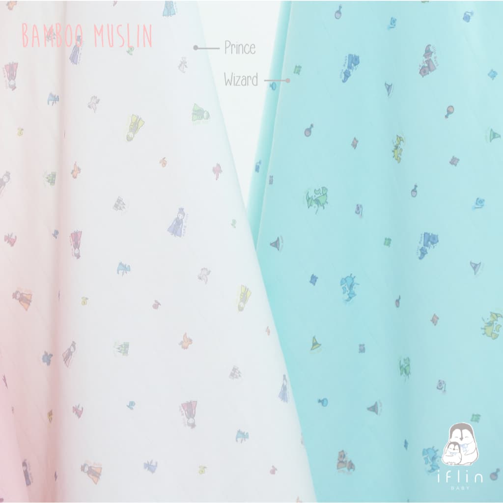 Iflin Baby - ปลอกหมอนข้าง สำหรับ เด็กแรกเกิด - Baby Bolster Case รูปที่ 8
