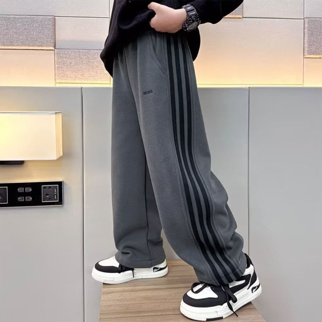 Kawaiiz.. กางเกงเด็กโต ผ้ายืด ขาปล่อย มีแถบข้าง ผ้านิ่ม และนุ่ม ใส่สบาย ใส่เที่ยว ใส่ขึ้นเครื่อง รูปที่ 5