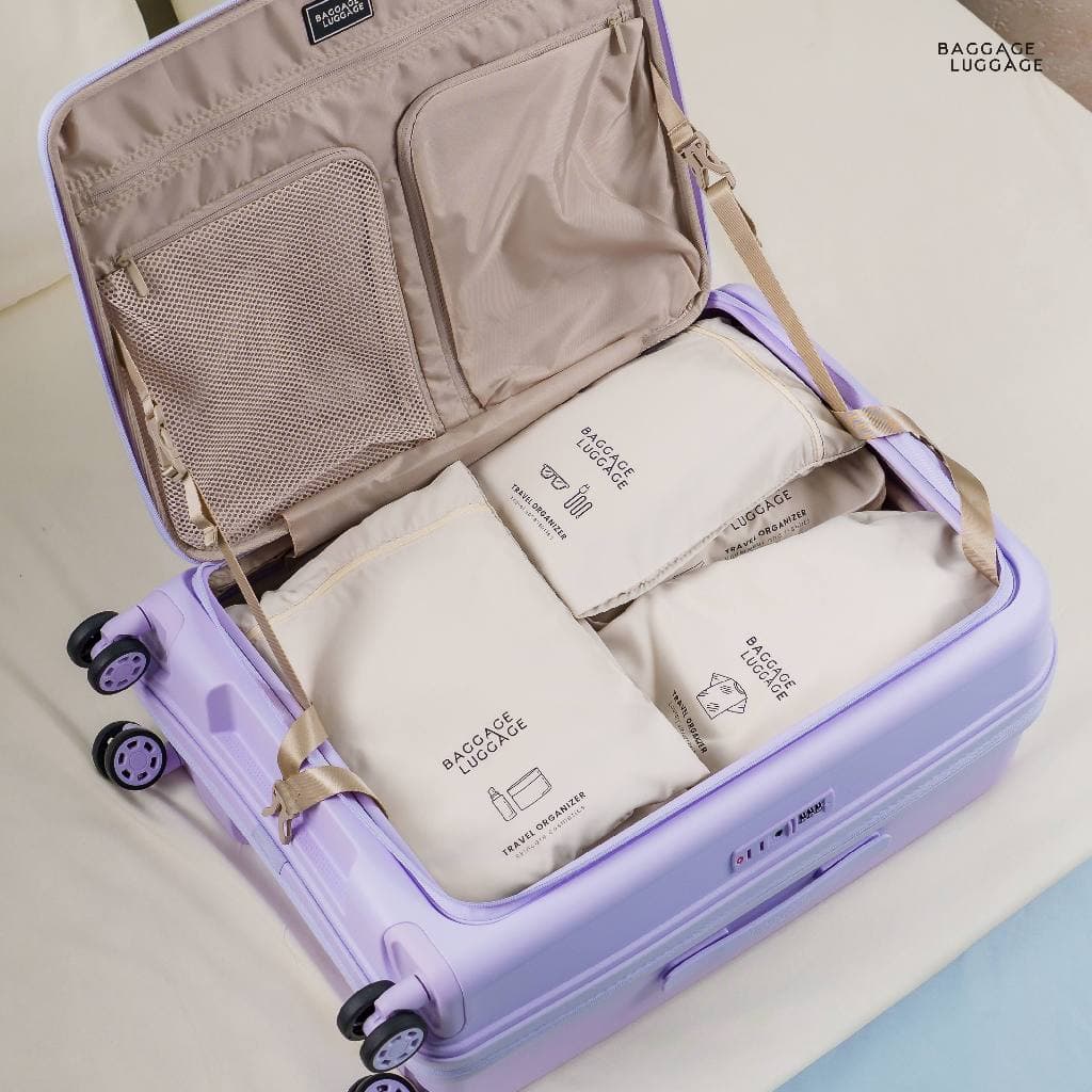 BAGGAGE LUGGAGE กระเป๋าจัดระเบียบเดินทาง 7 ชิ้น Travel Organizer Set | น้ำหนักเบา ระบายอากาศได้ดี รูปที่ 5