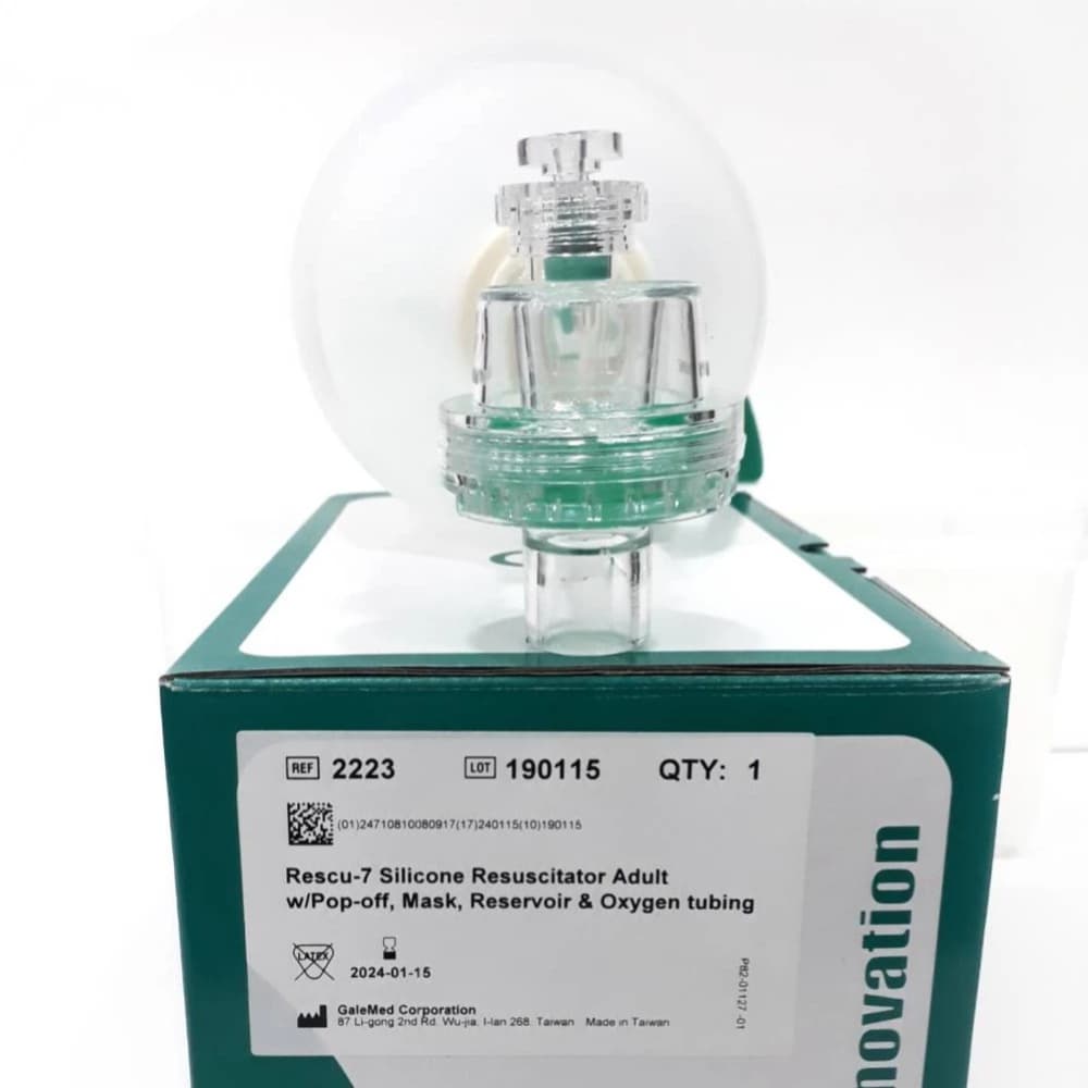Galemed Ambu Bag RESCU-7 SILICONE RESUSCITATOR ชุดช่วยหายใจ ชนิดมือบีบ รูปที่ 7